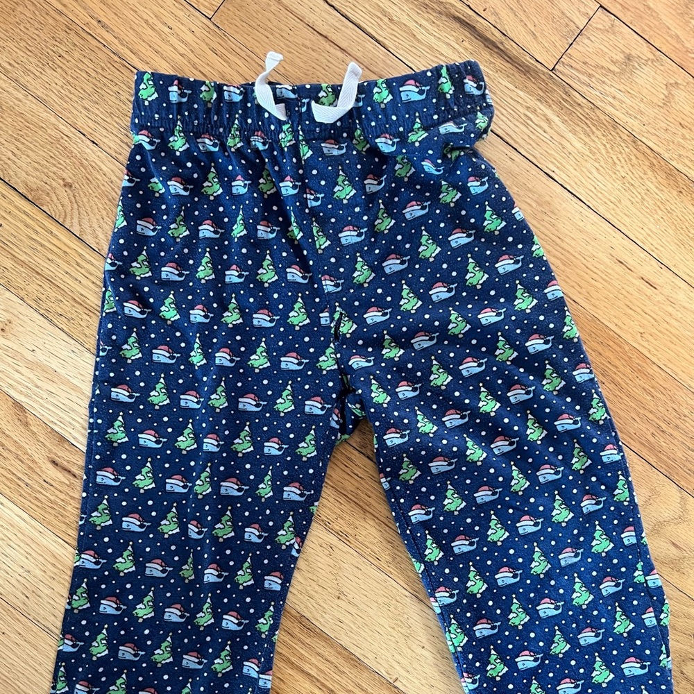 Vineyard Vines knit HOLIDAY sleep pants, 3T